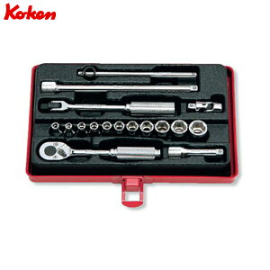 ko-ken�i�R�[�P���j 1/4sq �\�P�b�g�Z�b�g 17pcs 2261M 1 4�J�i6.35mm�j 2261M