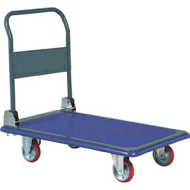 石川製作所:アイケー プレス製運搬車 折り畳みハンドルタイプ 均等荷重300kg 301【メーカー直送品】 オレンジブック 3417921