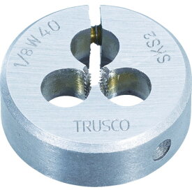 TRUSCO（トラスコ中山）:丸ダイス SKS ウィット 50径 1W8 T50D-1W8 オレンジブック 8549512