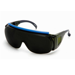 理研化学: 遮光メガネ （IR5） RS-07IR5 保護めがね 眼鏡 メガネ 防災 粉じん 安全 （作業・花粉症・防じん・PM2.5・眼鏡併用可） RS-07IR5