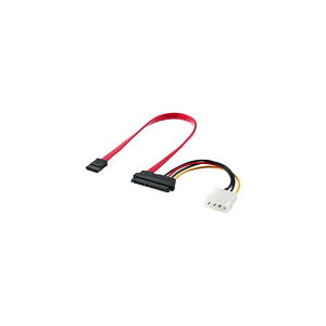 サンワサプライ 電源コネクタ一体型SATAケーブル (0.3m) TK-PWSATA7-03 電源コネクタ SATAケーブル TK-PWSATA7-03