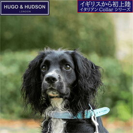 ＼本日 P5倍／ 犬 首輪 おしゃれ 革 【HUGO and HUDSON Italian Collars】 イギリス かわいい 犬の首輪 小型 中型犬 大型犬 ギフト