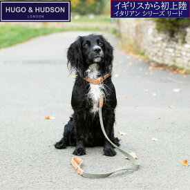 ＼本日 P5倍／ 犬 リード おしゃれ 革 【HUGO and HUDSON Italian Leads】 イギリス かわいい 犬のリード 小型 中型犬 大型犬 ギフト 110cm