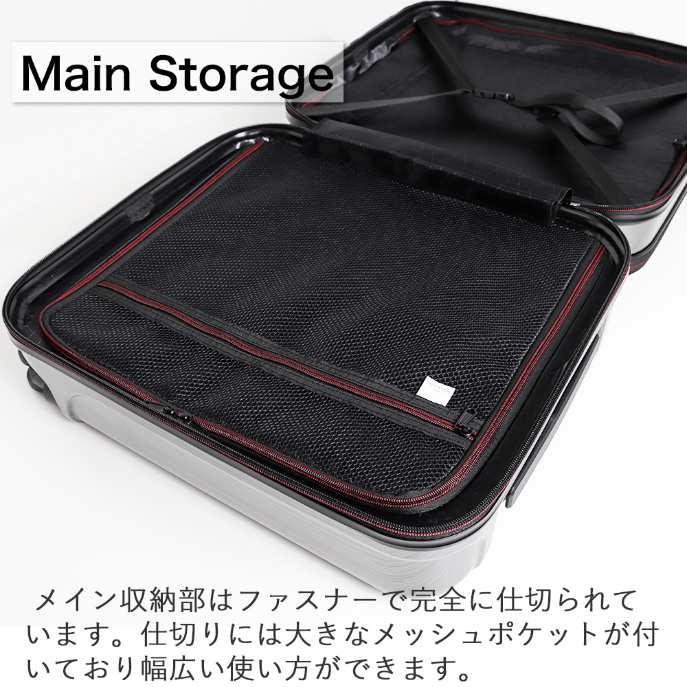 スーツケースフ Sサイズ 機内持込 ロントオープン USBポート付き ブラック