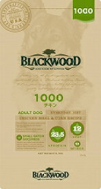 BLACK WOOD(ブラックウッド) 1000番 【980g】成犬 老犬 鶏肉 たんぱく質 理想的な栄養バランス