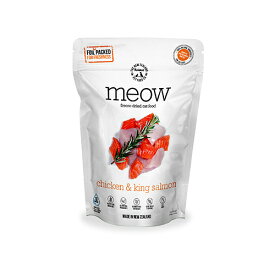 【meow (ミャウ) 】 フリーズドライキャットフード　チキン＆サーモン 【50g】