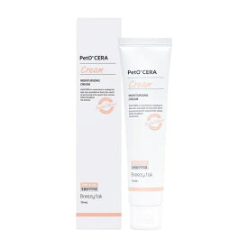 【PetO'CERA】Ceramide Cream / ペットセラ　セラミドクリーム 犬・猫用 【70ml】 保湿 乾燥 皮膚・お腹・肉球ケア スクラワン シアバター 天然由来成分
