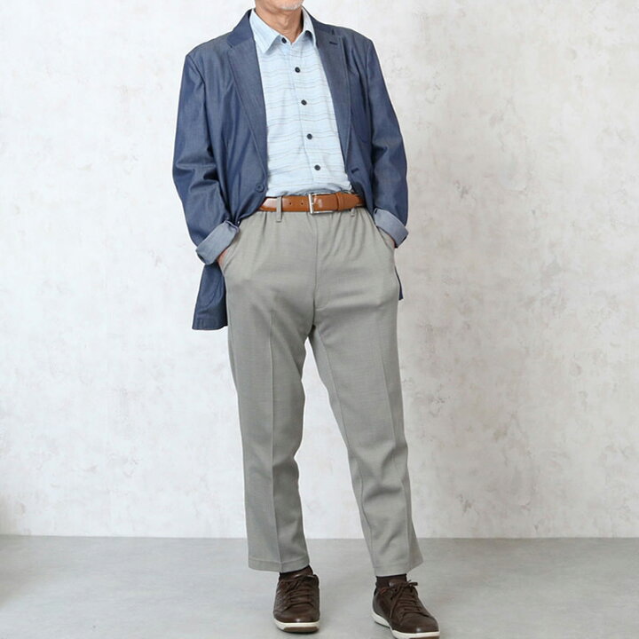 デニム テーラード ジャケット ブルー シニアファッション 70代 80代 60代 男性 メンズ おじいちゃん服 春夏 父の日 プレゼント 迅速な対応で商品をお届け致します デニム テーラード ジャケット ブルー シニアファッション 70代 80代 60代 男性 メンズ おじいちゃん服 春夏 父の日 プレゼント 迅速な対応で商品をお届け致します