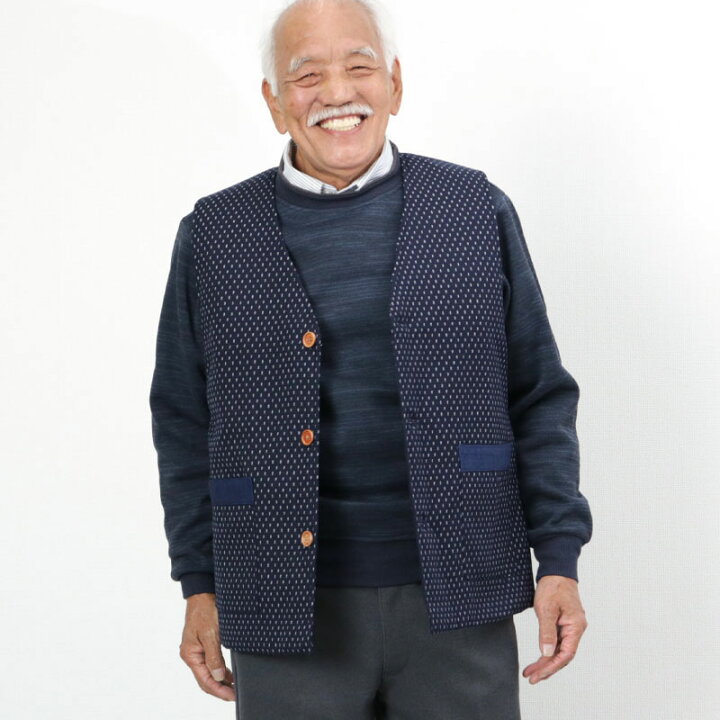 楽天市場 シニアファッション メンズ 80代 70代 60代 90代 秋冬 日本製 紳士 久留米織 あられ柄 裏キルト ベスト おじいちゃん 服 プレゼント 紳士服 男性 祖父 お年寄り 老人 高齢者 敬老の日 プレゼント ギフト 実用的 ココわく シニアファッション 楽天市場 シニアファッション メンズ 80代 70代 60代 90代 秋冬 日本製 紳士 久留米織 あられ柄 裏キルト ベスト おじいちゃん 服 プレゼント 紳士服 男性 祖父 お年寄り 老人 高齢者 敬老の日 プレゼント ギフト 実用的 ココわく シニアファッション