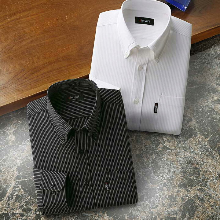 楽天市場 ストライプ柄 ダンディ シャツ ２色組 シニアファッション メンズ 60代 70代 80代 高齢者 服 春夏 高齢者 服 おじいちゃん 誕生日 紳士 祖父 男性 老人 ギフト 父の日 プレゼント 実用的 ココわく シニアファッション