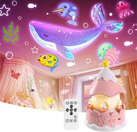 プラネタリウム プロジェクターライト ナイトライト 家庭用プラネタリウム オルゴール ベッドサイドランプ 寝かしつけおもちゃ ブルートゥース音楽再生 癒し曲が内蔵 室内 リモコン付き 輝度/音量調整可 雰囲気作り 子供 クリスマス プレゼント 21種類投影フィルムセット