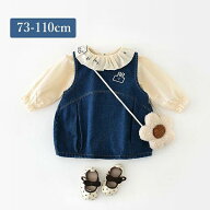 ワンピース シャツ 長袖 ベビー服 子供服 女の子 セットアップ 可愛い 春 夏 ベビー 新生児 赤ちゃん 通…
