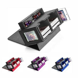 デッキケース ストレージボックス トレカ トレーディングカードケース トレカケース トレカ収納 カード収納 カードストレージ カードボックス 大容量 PU レザー