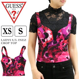 ゲス レディース トップス カジュアル GUESS W62P0JK3PP1 ノースリーブ ベスト S/L INEZ CROP | アウトドア