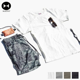 【オリジナル商品】 マックアイ メンズ トップス カジュアル MACEYE TASUKI 襷 762801 半袖 Tシャツ ポケット ラウンドボディタイプ | 日本製