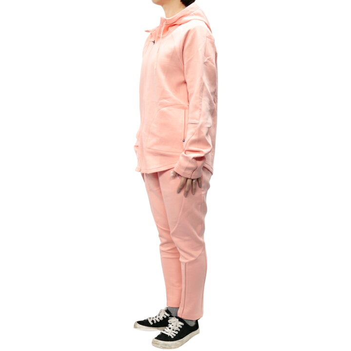 楽天市場 プーマ レディース セットアップ Puma Evostripe トレーニング セットアップ ブランド Puma 無地 春 夏 おしゃれ シンプル 女性 かっこいい 長袖 セット ジム フィットネス ドライ 吸水 速乾 吸汗 フィット フード かわいい ピンク ロゴ