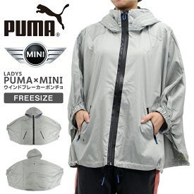 プーマ レディース アウター モータースポーツ PUMA コラボ コレクション MINI 562769 ウインドブレーカーポンチョ フリーサイズ | スポーツウェア ストリート トレーニング ジム フィットネス ランニング アウトドア