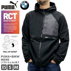 P | プーマ メンズ トップス モータースポーツ PUMA コラボ コレクション BMW MMS 597980 長袖 ソフトシェルジャケット RCT リフレクト | スポーツウェア ストリート トレーニング ジム フィットネス ランニング アウトドア