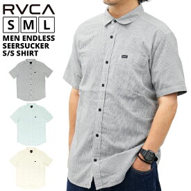 ルーカ メンズ トップス カジュアル RVCA BA041R16 半袖 シャツ ENDLESS SEERSUCKER ストライプ | サーフ