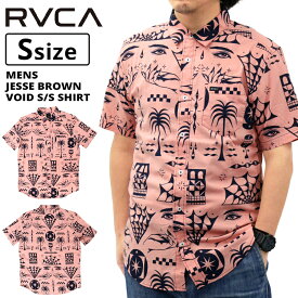 ルーカ メンズ トップス カジュアル RVCA JESSE BROWN コラボ BA042121 半袖 シャツ VOID グラフィック |