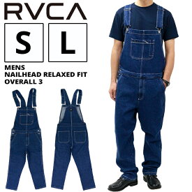 ルーカ メンズ ボトムス カジュアル RVCA BA042701 リラックスフィット デニムオーバーオール NAILHEAD 3 |