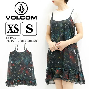 �{���R�� ���f�B�[�X �g�b�v�X �J�W���A�� VOLCOM B1311417 �����s�[�X STONE VOID DRESS |