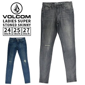 ボルコム レディース ボトムス カジュアル VOLCOM SUPER STONED B1931506 スキニー デニムジーンズ | ストリート