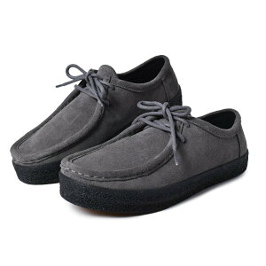 y1000~OFFN[|zzIzLAST RESORT AB Xg][g bN XG[h r[ Xj[J[ LOAFER VM006 MOC SUEDE "GREY / BLACK" ( XP[g SKATE O[ DF Y fB[X )
