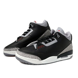 【お買い物マラソン限定クーポン配布中!!】NIKE ナイキ エア ジョーダン 3 レトロ スニーカー AIR JORDAN 3 RETRO Black Cement ( AJ3 ブラックセメント 黒 ブラック グレー メンズ DN3707-010 )
