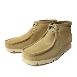 【15時までのご注文で即日発送!!】Clarks クラークス ワラビー ブーツ シューズ Wallabee BOOTS GORE-TEX Maple Suede ( ゴアテックス ベージュ メンズ 26168545 )