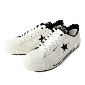 y10%{!zCONVERSE Ro[X X^[ U[ Xj[J[ ONE STAR J MADE IN JAPAN WHITE/BLACK (  zCg  LEATHER 32346510 )