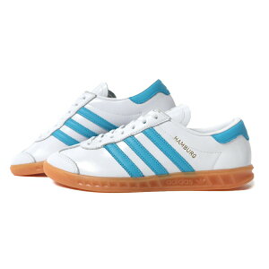 adidas AfB_X nuO Xj[J[ HUMBURG W White Blue Gum (   zCg u[ no[O fB[X EBY JI2625 )