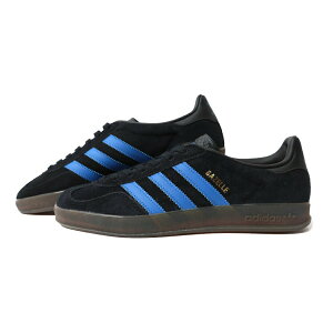 【お買い物マラソン限定クーポン配布中!!】adidas アディダス ガゼル インドア スニーカー GAZELLE INDOOR CORE BLACK/BLUE/GUM ( ガッツレー 黒 ブラック 青 ブルー メンズ JQ2692 )