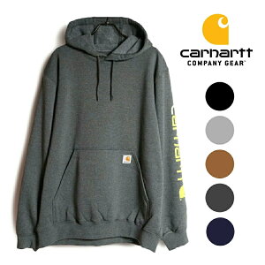 CARHARTT J[n[g p[J[ XEFbg ~bhEFCg Midweight LogoSleeve Graphic Sweatshirt ( vI[o[ S XGbg t[fB Y fB[X K288 )