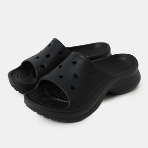crocs NbNX xC XCh NbO T_ Bae Slide BLACK ( Y fB[X EBY  ubN  211108-001 )