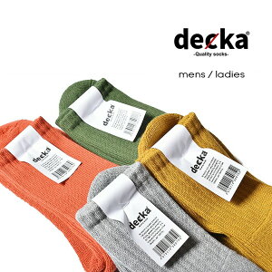 decka -quality socks- Heavyweight Pile Socks | Short Length 1st Collection �f�J �V���[�g�����O�X �\�b�N�X ( �����Y ���f�B�[�X �E�B�����Y �C�� )