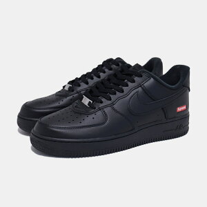 【15時までのご注文で即日発送!!】NIKE AIR FORCE 1 LOW / SUPREME BLACK × RED ナイキ エアフォース 1 シュプリーム スニーカー ( 黒 ブラック AF1 ボックスロゴ コラボ メンズ CU9225-001 )