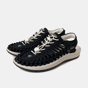 KEEN L[ EBY j[N LoX V[Y T_ Xj[J[ UNEEK CANVAS BLACK/BIRCH (  ubN AEghA fB[X SANDAL 1028565 )