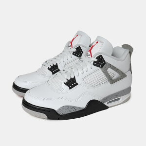NIKE iCL GA W[_ 4 g Xj[J[ AIR JORDAN 4 RETRO WHITE/CEMENT (  zCgZg O[ DF Y FV5029-100 )