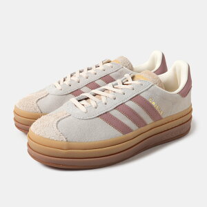 【お買い物マラソン限定クーポン配布中!!】adidas アディダス ガゼル ボールド スニーカー GAZELLE BOLD W CREAM WHITE/WARM CLAY/SAND STRATA ( 厚底 ガッツレー レディース JS3893 )