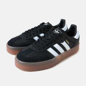 【15時までのご注文で即日発送!!】adidas アディダス サンベエ スニーカー SAMBAE CORE BLACK/FTWR WHITE/GOLD METALLIC ( 厚底 サンバ SAMBA 黒 レディース ウィメンズ JI1350 )