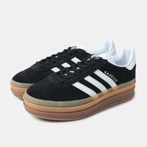 【15時までのご注文で即日発送!!】adidas アディダス ガゼル ボールド スニーカー GAZELLE BOLD W CORE BLACK/WHITE ( 厚底 ガッツレー レディース ウィメンズ 黒 ブラック IE0876 )