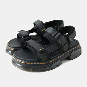Dr.Martens �h�N�^�[�}�[�`�� �t�H�[�X�^�[ �X�g�b�v �X���C�h ���U�[ �T���_�� FORSTER POLY STOP SANDAL BLACK ( ���� �� �����Y ���f�B�[�X 31560001 )