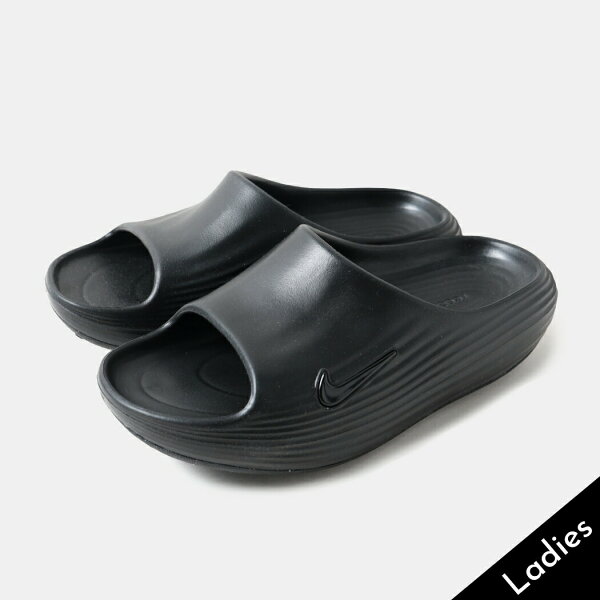NIKE ナイキ リジュビネイト サンダル REACTX REJUVEN8 SLIDE BLACK ( ブラック スライド 黒 レジャー アウトドア レディース HV4484-001 )