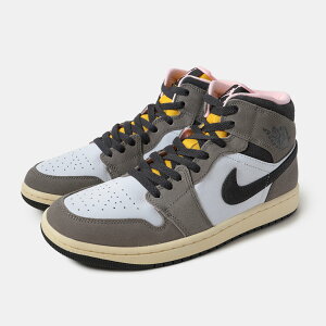 【15時までのご注文で即日発送!!】NIKE ナイキ エアジョーダン スニーカー AIR JORDAN 1 MID CAVE STONE ( モカ 茶色 AJ1 ベージュ メンズ HQ2011-100 )