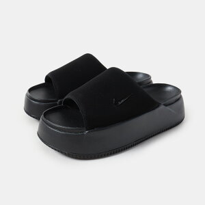 【15時までのご注文で即日発送!!】NIKE ナイキ ウィメンズ カーム エレベーション サンダル W CALM ELEVATION TRIPLE BLACK ( 厚底 かわいい おしゃれ ブラック 黒 メンズ レディース HJ5601-002 )