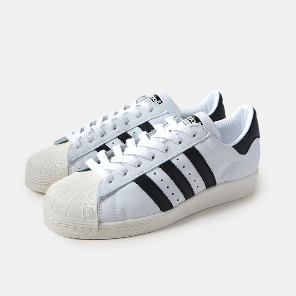 adidas アディダス スーパースター スニーカー SUPERSTAR 82 CLOUD WHITE / CORE BLACK / OFF WHITE ( 白 ホワイト クラシック メンズ レディース JI2025 )