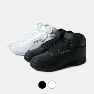 y10%{IzREEBOK [{bN GbNXI[tBbg nC Xj[J[ EX-O-FIT HI BLACK WHITE ( Ki ubN  zCg  O[ Y fB[X 100000108 100000109 )