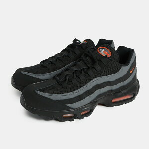 【15時までのご注文で即日発送!!】海外限定 NIKE ナイキ エア マックス 95 スニーカー AIR MAX 95 BLACK/GREY/ORANGE ( 日本未発売 ブラック 黒 オレンジ メンズ DX2657-001 )