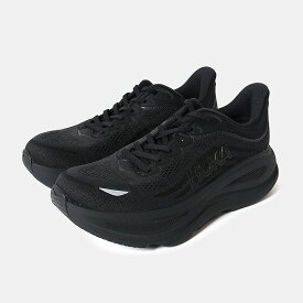 HOKA ONE ONE ホカ オネオネ ボンダイ 9 ワイド ランニング スニーカー BONDI 9 WIDE BLACK ( ブラック 黒 メンズ 快適 クッション性 1162013-BBLC )